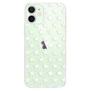 Plastové puzdro iSaprio - Stars Pattern - white - iPhone 12
