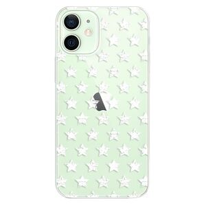 Odolné silikónové puzdro iSaprio - Stars Pattern - white - iPhone 12