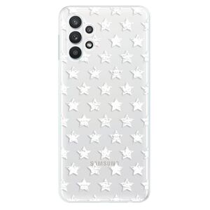 Odolné silikónové puzdro iSaprio - Stars Pattern - white - Samsung Galaxy A32 5G