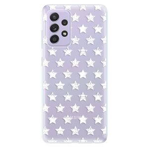 Odolné silikónové puzdro iSaprio - Stars Pattern - white - Samsung Galaxy A52/A52 5G