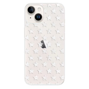 Odolné silikónové puzdro iSaprio - Stars Pattern - white - iPhone 15 Plus