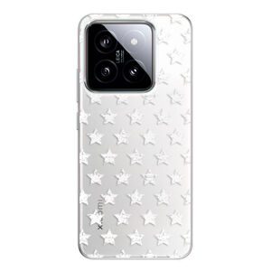 Odolné silikónové puzdro iSaprio - Stars Pattern - white - Xiaomi 14