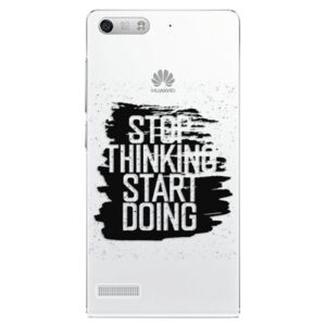 Plastové puzdro iSaprio - Start Doing - black - Huawei Ascend G6