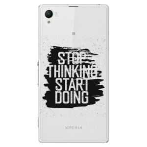Plastové puzdro iSaprio - Start Doing - black - Sony Xperia Z1