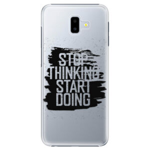 Plastové puzdro iSaprio - Start Doing - black - Samsung Galaxy J6+