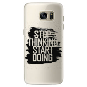Silikónové puzdro iSaprio - Start Doing - black - Samsung Galaxy S7 Edge
