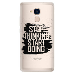 Silikónové puzdro iSaprio - Start Doing - black - Huawei Honor 7 Lite