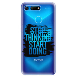 Odolné silikonové pouzdro iSaprio - Start Doing - black - Huawei Honor View 20