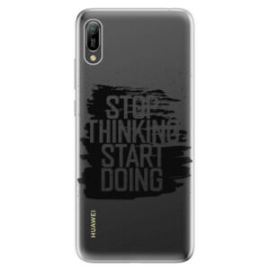 Odolné silikonové pouzdro iSaprio - Start Doing - black - Huawei Y6 2019