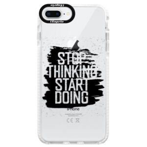 Silikónové púzdro Bumper iSaprio - Start Doing - black - iPhone 8 Plus