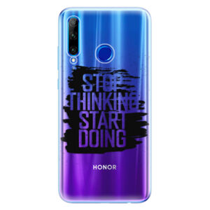 Odolné silikónové puzdro iSaprio - Start Doing - black - Huawei Honor 20 Lite