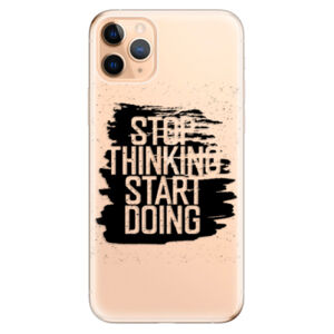 Odolné silikónové puzdro iSaprio - Start Doing - black - iPhone 11 Pro Max