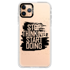 Silikónové puzdro Bumper iSaprio - Start Doing - black - iPhone 11 Pro Max