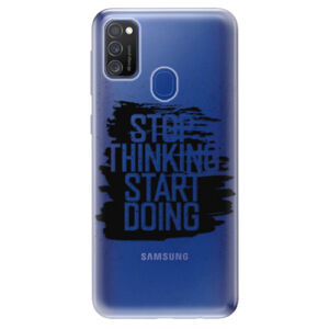 Odolné silikónové puzdro iSaprio - Start Doing - black - Samsung Galaxy M21