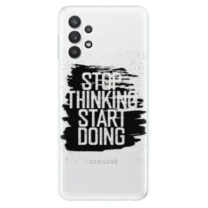 Odolné silikónové puzdro iSaprio - Start Doing - black - Samsung Galaxy A32