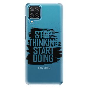 Plastové puzdro iSaprio - Start Doing - black - Samsung Galaxy A12