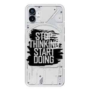 Odolné silikónové puzdro iSaprio - Start Doing - black - Nothing Phone (1)