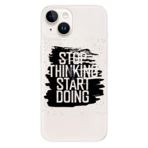 Odolné silikónové puzdro iSaprio - Start Doing - black - iPhone 15 Plus