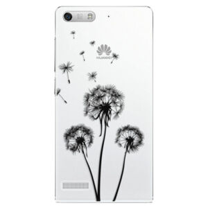 Plastové puzdro iSaprio - Three Dandelions - black - Huawei Ascend G6