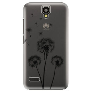 Plastové puzdro iSaprio - Three Dandelions - black - Huawei Ascend Y5