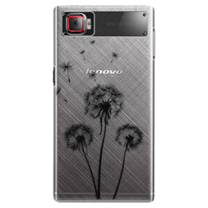 Plastové puzdro iSaprio - Three Dandelions - black - Lenovo Z2 Pro