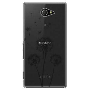Plastové puzdro iSaprio - Three Dandelions - black - Sony Xperia M2