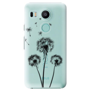 Plastové puzdro iSaprio - Three Dandelions - black - LG Nexus 5X