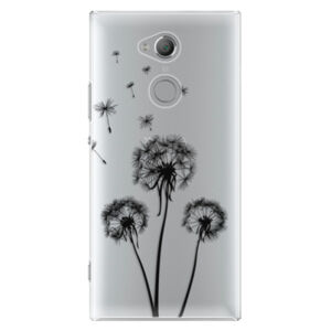 Plastové puzdro iSaprio - Three Dandelions - black - Sony Xperia XA2 Ultra