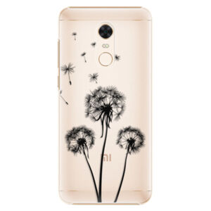 Plastové puzdro iSaprio - Three Dandelions - black - Xiaomi Redmi 5 Plus