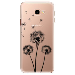 Plastové puzdro iSaprio - Three Dandelions - black - Samsung Galaxy J4+