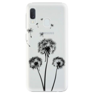 Plastové puzdro iSaprio - Three Dandelions - black - Samsung Galaxy A20e