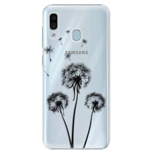 Plastové puzdro iSaprio - Three Dandelions - black - Samsung Galaxy A30