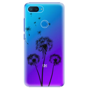 Plastové puzdro iSaprio - Three Dandelions - black - Xiaomi Mi 8 Lite