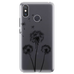 Plastové puzdro iSaprio - Three Dandelions - black - Xiaomi Mi Max 3