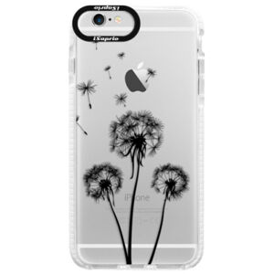 Silikónové púzdro Bumper iSaprio - Three Dandelions - black - iPhone 6 Plus/6S Plus
