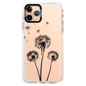 Silikónové puzdro Bumper iSaprio - Three Dandelions - black - iPhone 11 Pro