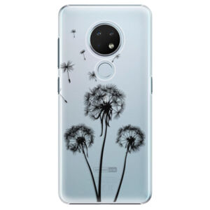 Plastové puzdro iSaprio - Three Dandelions - black - Nokia 6.2