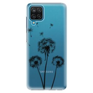 Plastové puzdro iSaprio - Three Dandelions - black - Samsung Galaxy A12