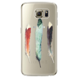 Plastové puzdro iSaprio - Three Feathers - Samsung Galaxy S6