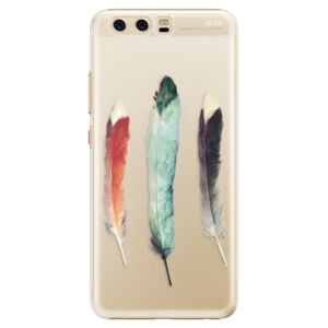 Plastové puzdro iSaprio - Three Feathers - Huawei P10