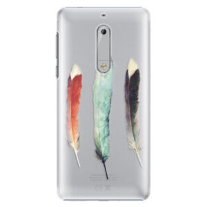 Plastové puzdro iSaprio - Three Feathers - Nokia 5