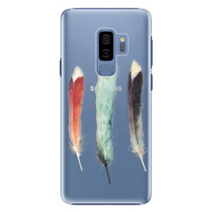 Plastové puzdro iSaprio - Three Feathers - Samsung Galaxy S9 Plus