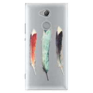 Plastové puzdro iSaprio - Three Feathers - Sony Xperia XA2 Ultra