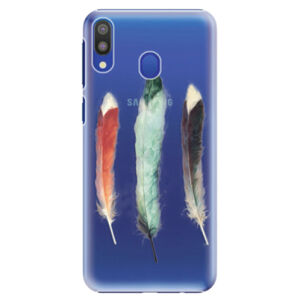 Plastové puzdro iSaprio - Three Feathers - Samsung Galaxy M20