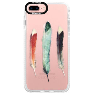 Silikónové púzdro Bumper iSaprio - Three Feathers - iPhone 7 Plus