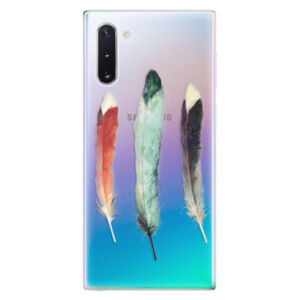 Odolné silikónové puzdro iSaprio - Three Feathers - Samsung Galaxy Note 10