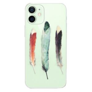 Plastové puzdro iSaprio - Three Feathers - iPhone 12 mini