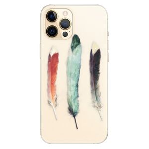 Plastové puzdro iSaprio - Three Feathers - iPhone 12 Pro