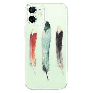 Odolné silikónové puzdro iSaprio - Three Feathers - iPhone 12
