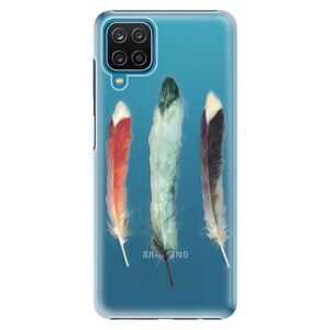 Plastové puzdro iSaprio - Three Feathers - Samsung Galaxy A12